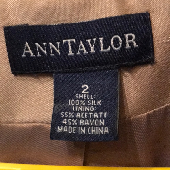 Ann Taylor size 2 silk shantung jacket - Picture 4 of 6